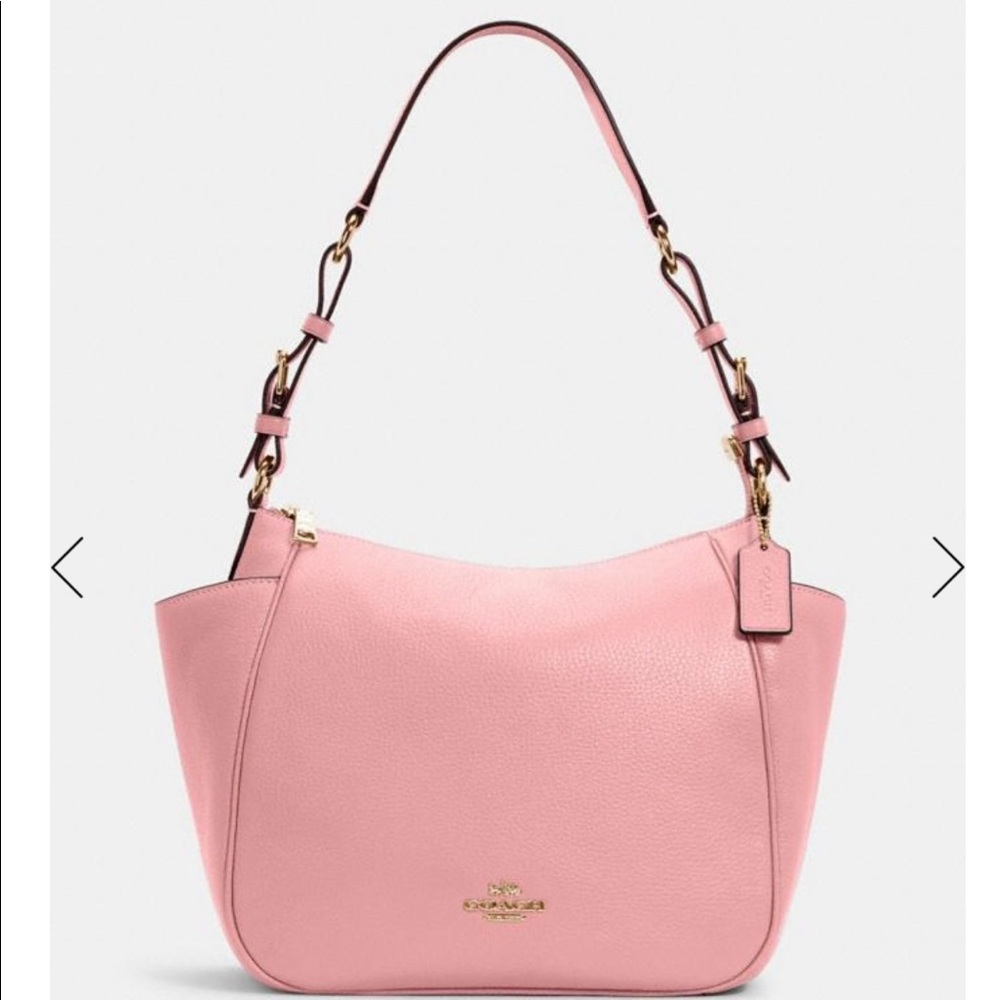 Gorgeous bubble gum pink Coach shoulder bag